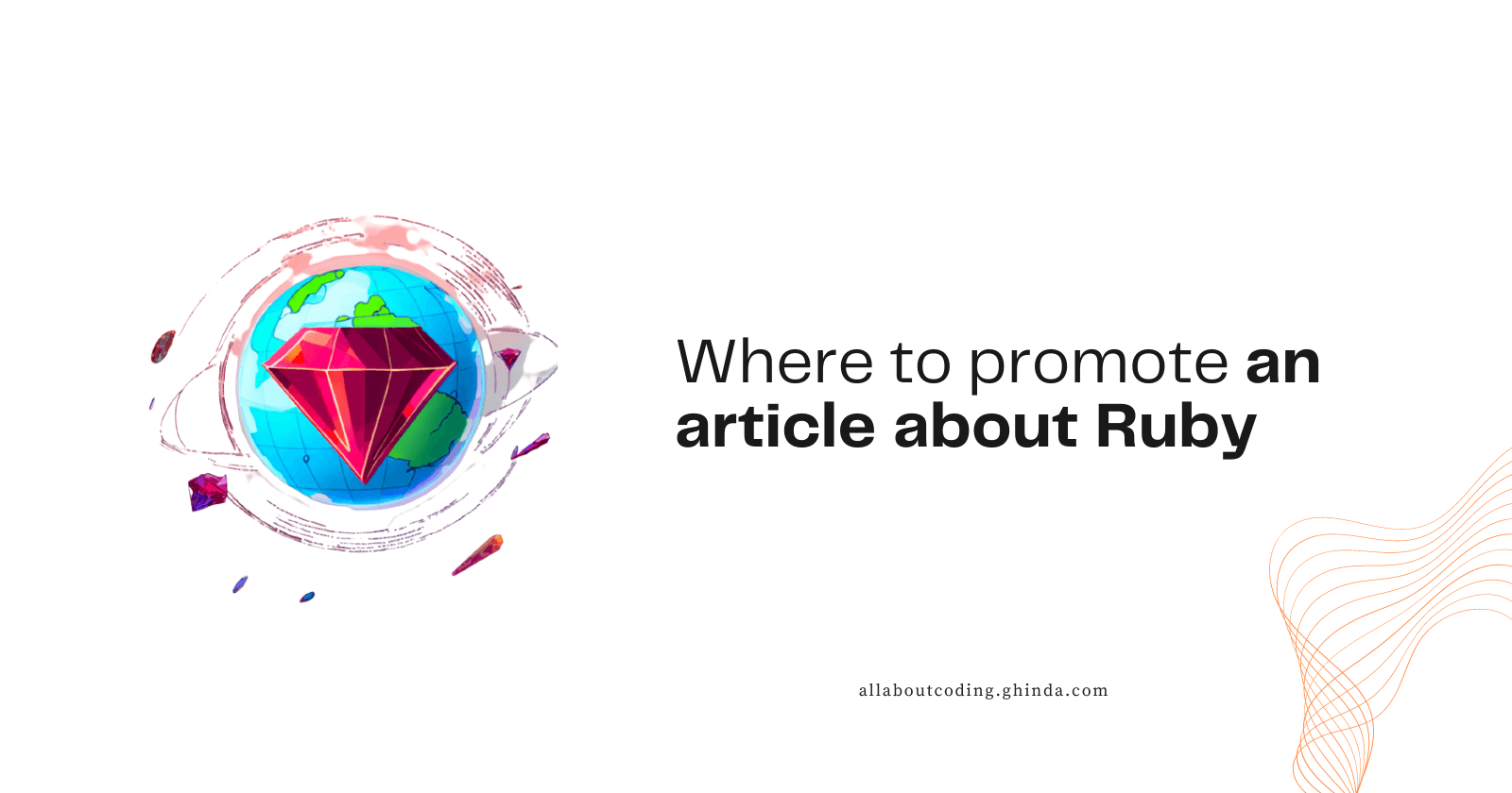 Where to promote an article about Ruby