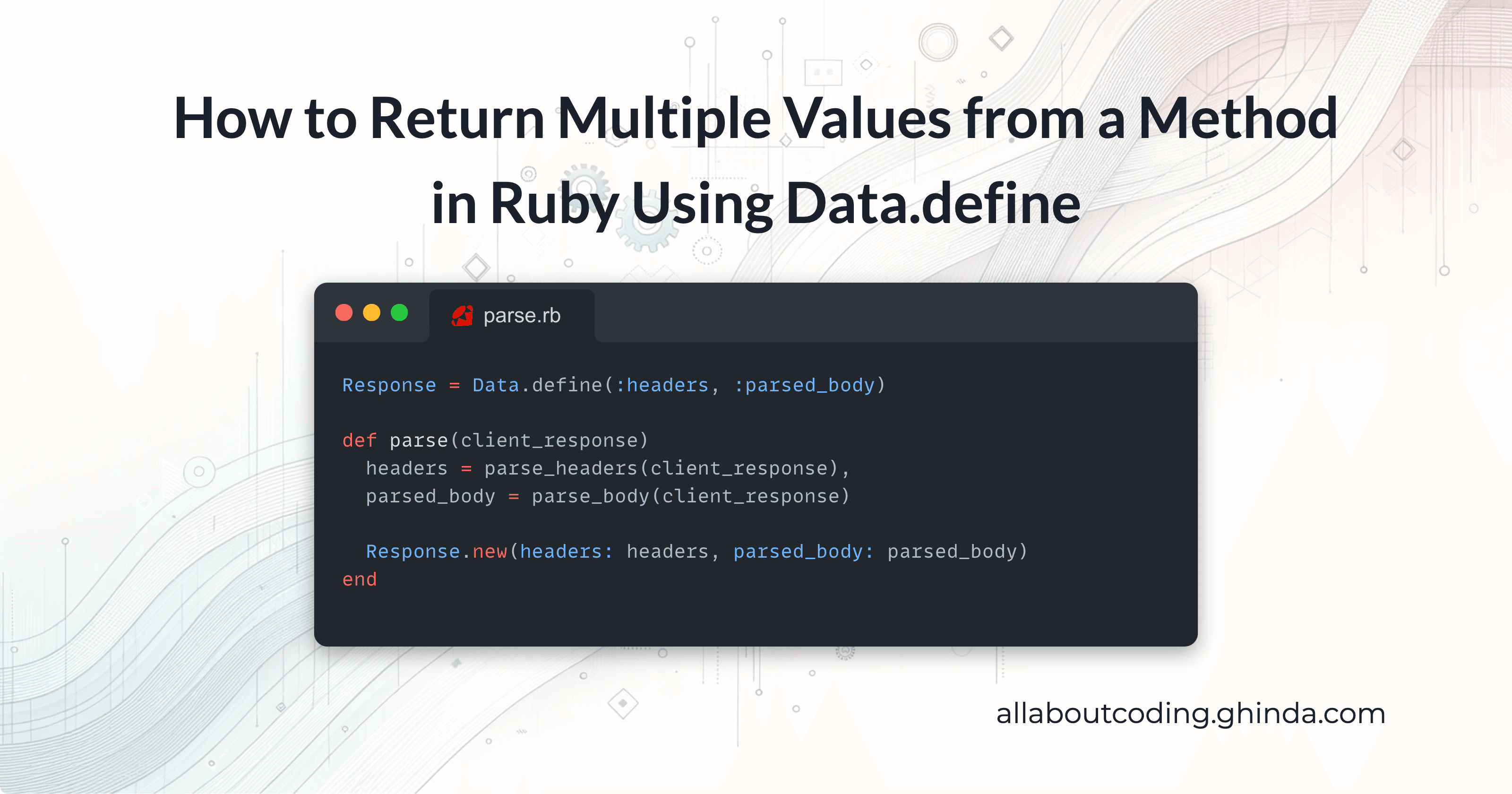 How to Return Multiple Values from a Method in Ruby Using Data.define